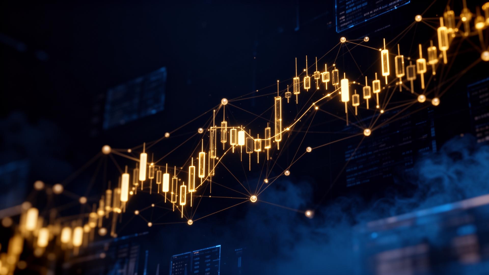 Visualização de algoritmos analisando o mercado financeiro
